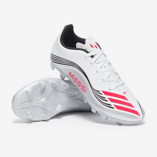 Dětské kopačky adidas F50 Club x Messi FG/MG bílá/černá