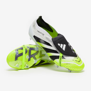 Kopačky adidas Predator Elite Tongue FG bílá/neo žlutá