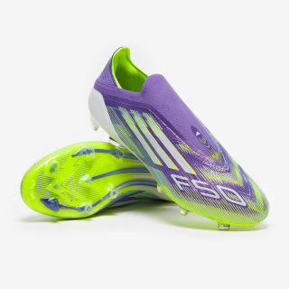 Kopačky adidas F50 Elite Laceless FG fialová/žlutá
