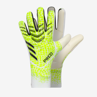 Brankářské rukavice adidas Predator Pro GK Gloves bílá/žlutá