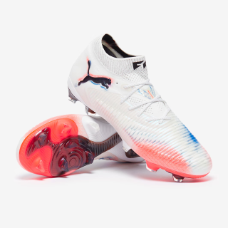 Kopačky Puma Future 8 Ultimate FG bílá/červená/modrá