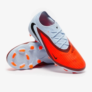Dětské kopačky Nike Phantom 6 Pro Low FG/MG světle modrá/červená