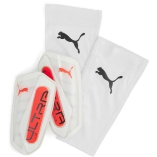 Fotbalové chrániče Puma ULTRA FLEX SLEEVE bílá/červená