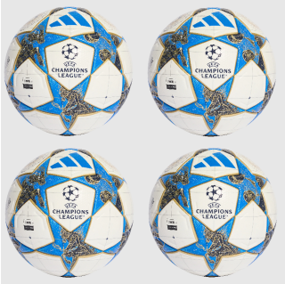 4x Fotbalový míč adidas UCL Pro Champions League 25/26 bílá/modrá