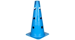 Kužel Vario s otvory modrá 38 cm