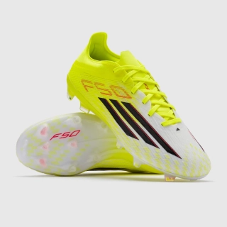 Kopačky adidas F50 Pro FG bílá/žlutá