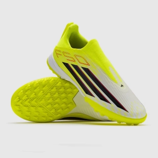 Dětské turfy adidas F50 League LL TF bílá/žlutá