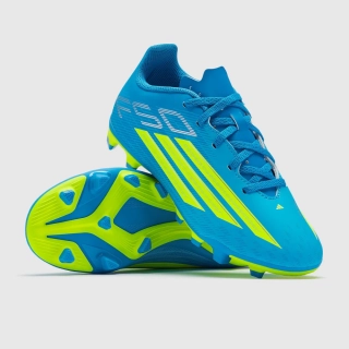 Dětské kopačky adidas F50 Club FG/MG modrá/žlutá