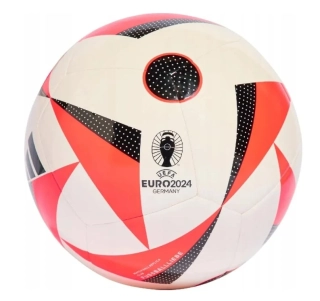 Míč adidas EURO 24 Club bílá/černá/oranžová