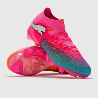 Kopačky Puma Future 9 Pro FG/AG růžová/modrá