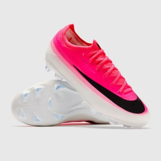 Dětské kopačky Nike Mercurial Vapor XVII Pro FG růžová/bílá