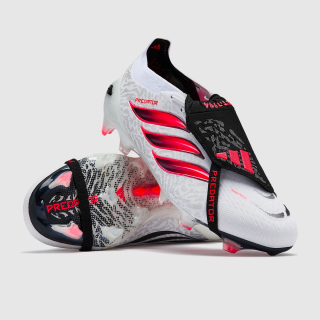 Kopačky adidas Predator Elite Tongue FG bílá/červená