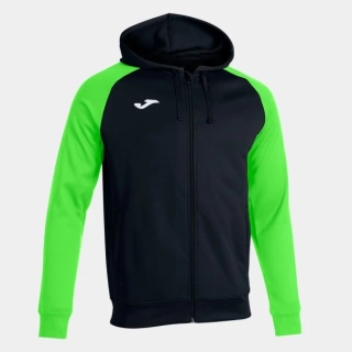 Tepláková bunda Joma Academy IV černá/fluo zelená