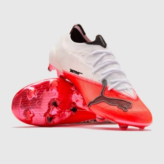 Kopačky Puma Ultra Nitro 7 Pro FG bílá/růžová