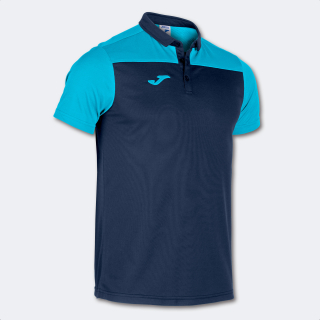 Polokošile Joma Crew III tmavě modrá/fluo modrá