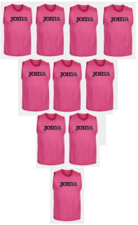 10x Rozlišovací dres (Rozlišovák) Joma růžová