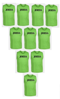 10x Rozlišovací dres (Rozlišovák) Joma zelená