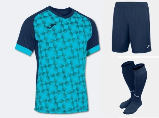  Brankářský komplet Joma SUPERNOVA III tmavě modrá světle modrá/tmavě modrá/světle modrá