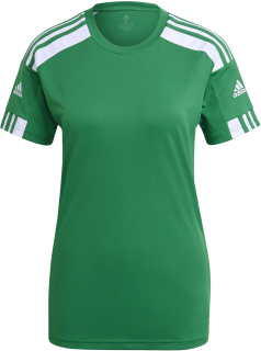 Dámský fotbalový dres adidas SQUAD 21 JSY W zelená/bílá