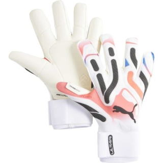 Brankářské rukavice Rukavice Puma Ultra Ultimate Hybrid GK růžová/bílá