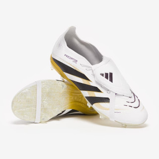 Dětské kopačky adidas Predator Elite Tongue FG bílá/zlatá