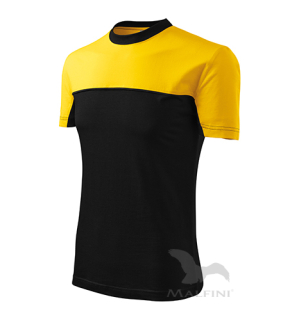 Triko Malfini Colormix černá/žlutá