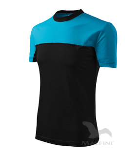 Triko Malfini Colormix černá/modrá
