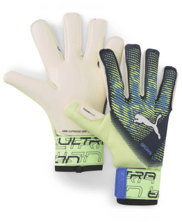 Brankářské rukavice Puma Ultra Grip 1 Hybrid zelená/černá