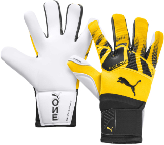 Brankářské rukavice Puma One Grip 1 Hybrid Pro žlutá/černá