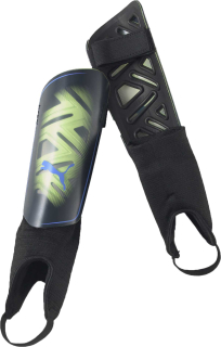 Fotbalové chrániče Puma Ultra Flex Ankle černá/zelená
