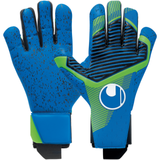 Brankářské rukavice Uhlsport Aquagrip HN modrá/zelená