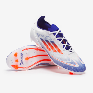 Dětské kopačky adidas F50 Pro FG bílá/modrá