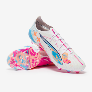 Kopačky Puma Ultra 5 Ultimate FG bílá/modrá