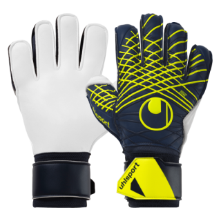 Dětské brankářské rukavice Uhlsport Prediction Soft Flex Frame tmavě modrá
