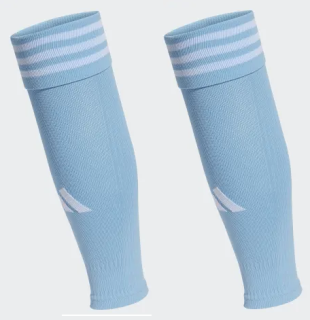 Fotbalové stulpny adidas Team Sleeve 23 bez ponožky světle modrá/bílá