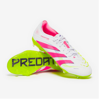 Kopačky adidas Predator Pro FG bílá/růžová