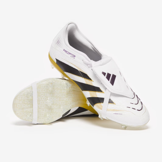 Kopačky adidas Predator Pro Tongue FG bílá/černá/zlatá