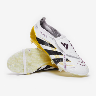 Kopačky adidas Predator Elite Tongue FG bílá/zlatá