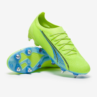 Kopačky Puma Ultra Ultimate MxSG žlutá/modrá