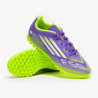 Dětské turfy adidas F50 Club TF fialová