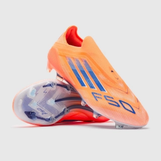 Kopačky adidas F50 Elite Laceless FG oranžová/modrá