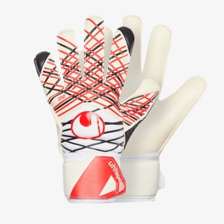 Brankářské rukavice Uhlsport Absolutgrip GK Gloves bílá/červená/černá
