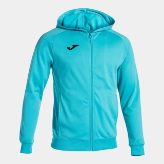 Mikina Joma Hood Menfis fluo modrá