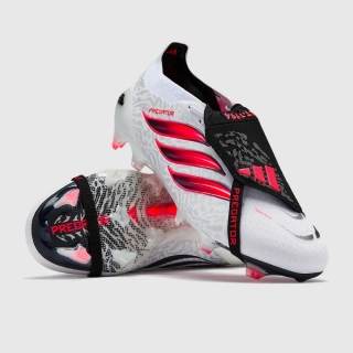 Kopačky adidas Predator Elite Tongue FG bílá/červená