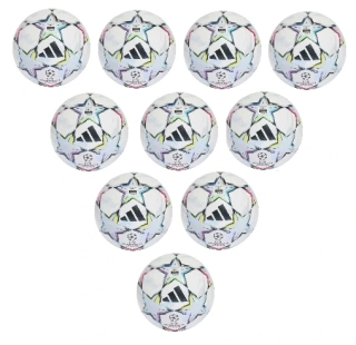 10x Fotbalový míč adidas UCL League bílá