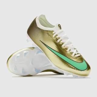 Dětské kopačky Nike JR Vapor 17 Pro FG KM zlatá