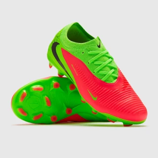 Dětské kopačky Nike Phantom 6 Pro Low FG/MG EH červená/světle zelená